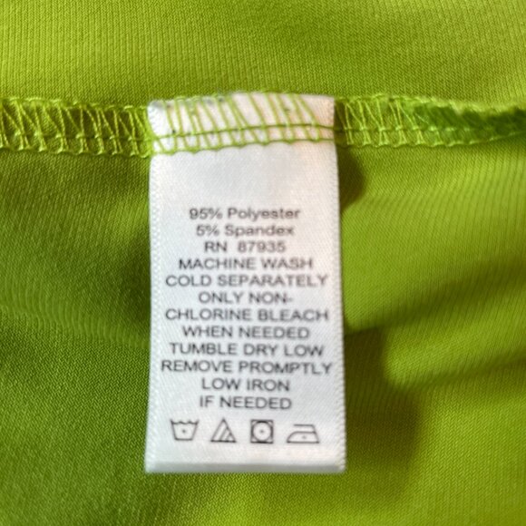 SUSAN GRAVER ESSENTIALS  LIQUID KNIT TUNIC STYLE TOPR. GREEN. SIZE SMALL. - Picture 5 of 6
